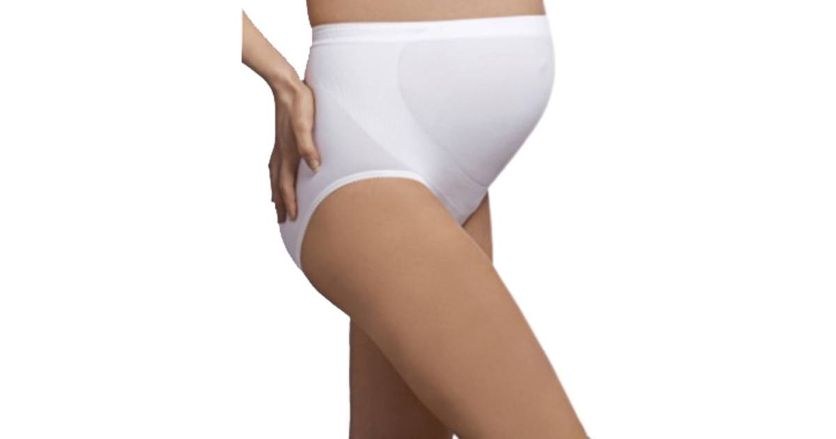 serviet morfin Broderskab Carriwell Seamless Light Support Maternity Panty White