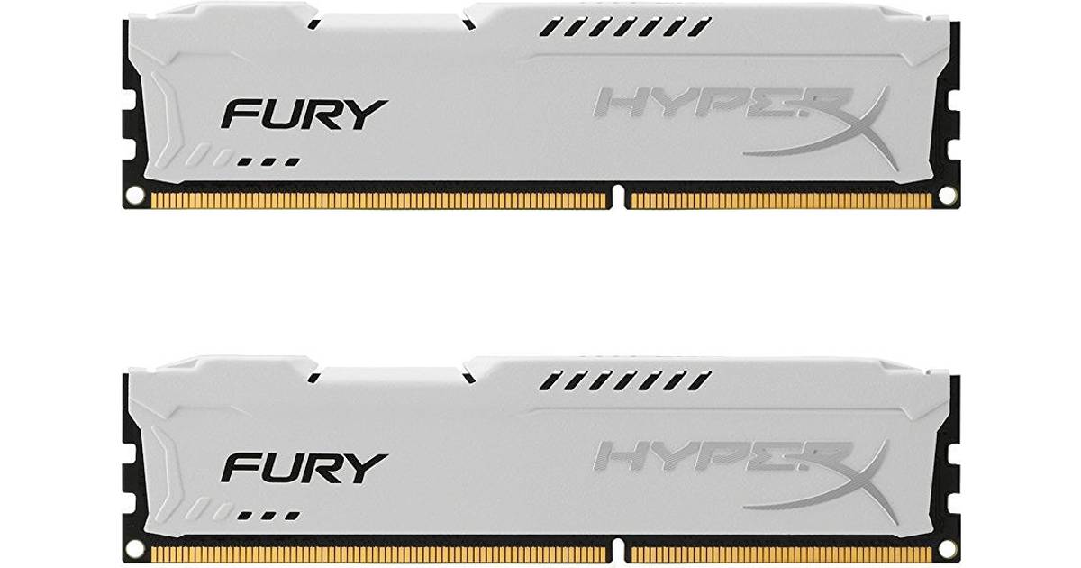 HyperX Fury White DDR3 1600MHz (HX316C10FWK2/8) Pris »