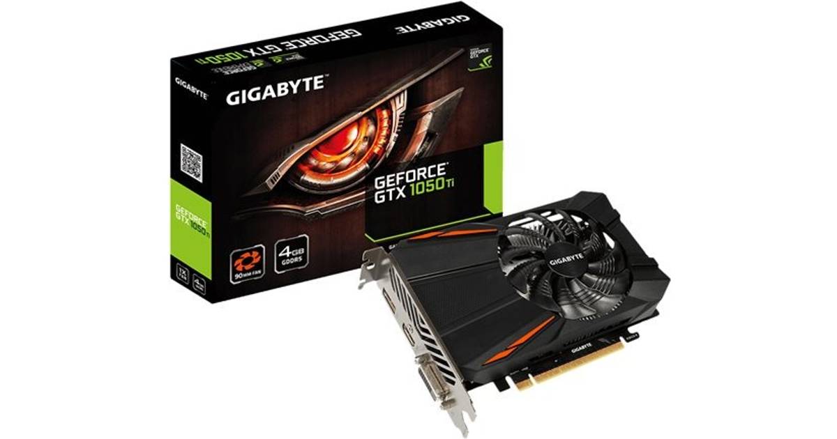 Overgang myg skøjte Gigabyte GeForce GTX 1050 Ti D5 4G (GV-N105TD5-4GD) • Pris »