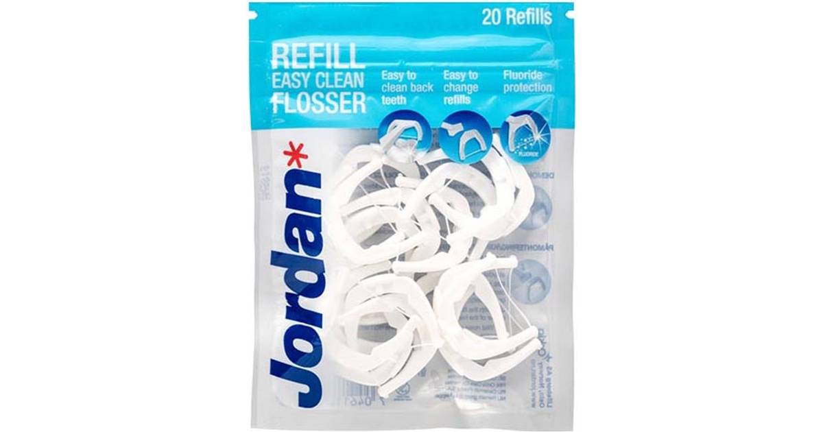 køre sti innovation Jordan Easy Clean Flosser Refill 20-pack • Se pris