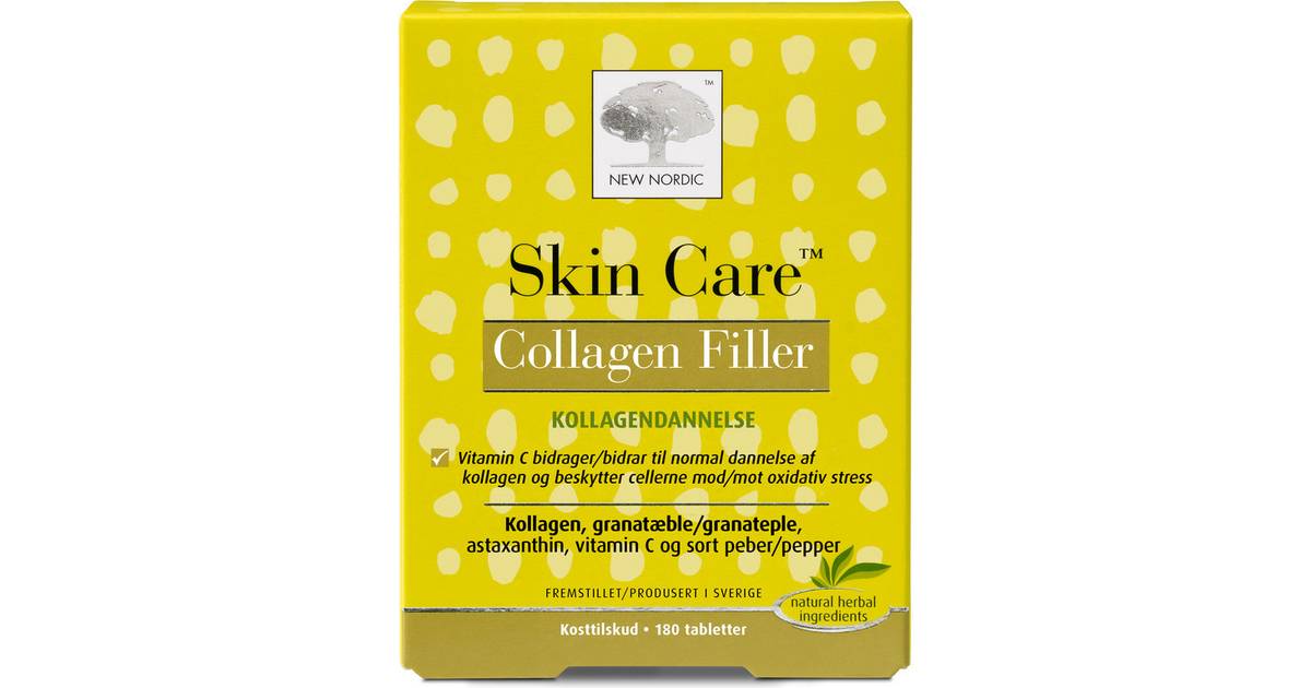 Vær venlig slap af snesevis New Nordic Skin Care Collagen Filler 180 stk • Pris »