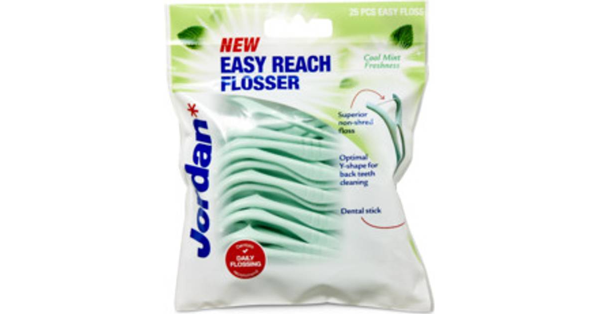 Easy Reach Flosser 25-pack • Se laveste pris