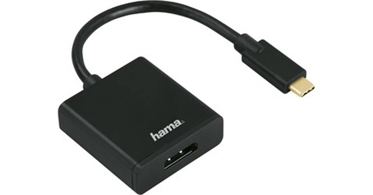 Fjord dække over romantisk Hama USB-C - DisplayPort M-F (12 butikker) • Se priser »