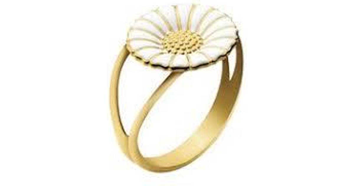 & Ziegler Marguerit Ring Forgyldt - 1cm • Se