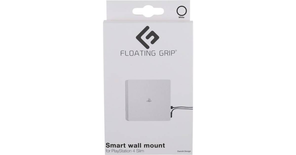 Ny ankomst spredning TVstation Floating Grip Wall Mount - White (PlayStation 4 Slim) • Pris »