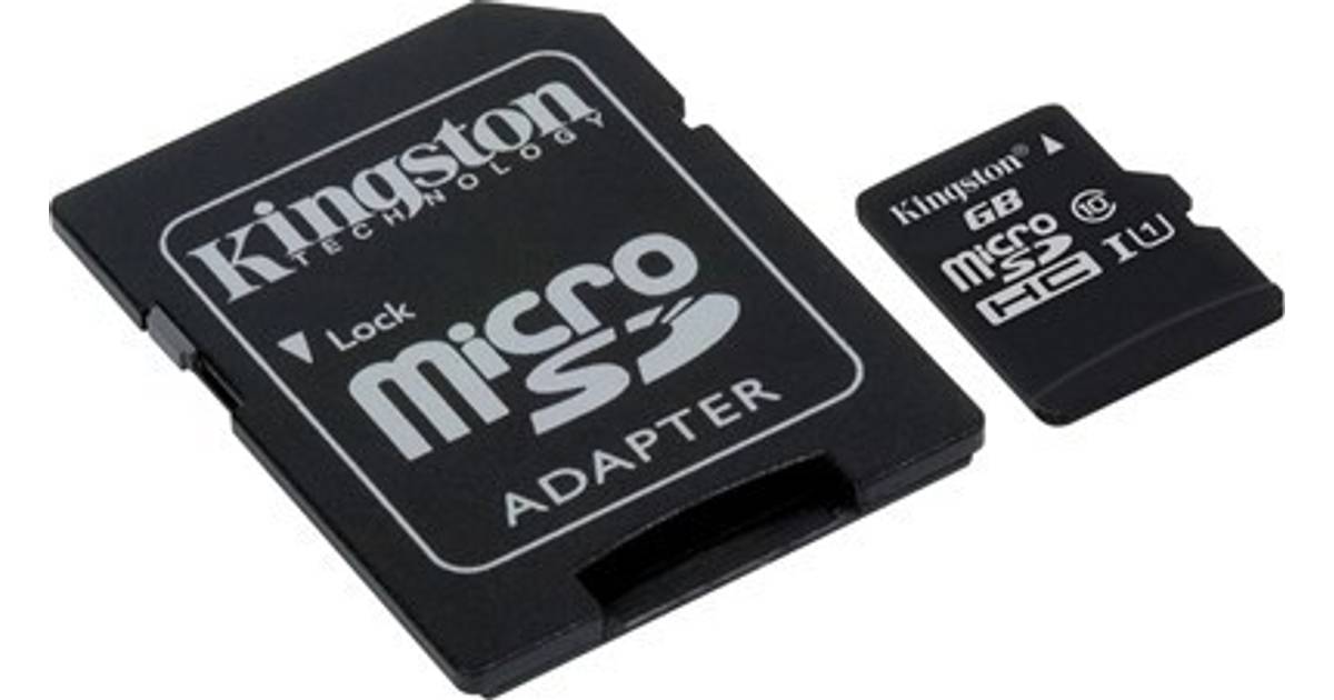 Mild Som svar på gennemførlig Kingston Canvas Select MicroSDXC Class 10 UHS-I U1 80/10MB/s 64GB +Adapter  • Pris »