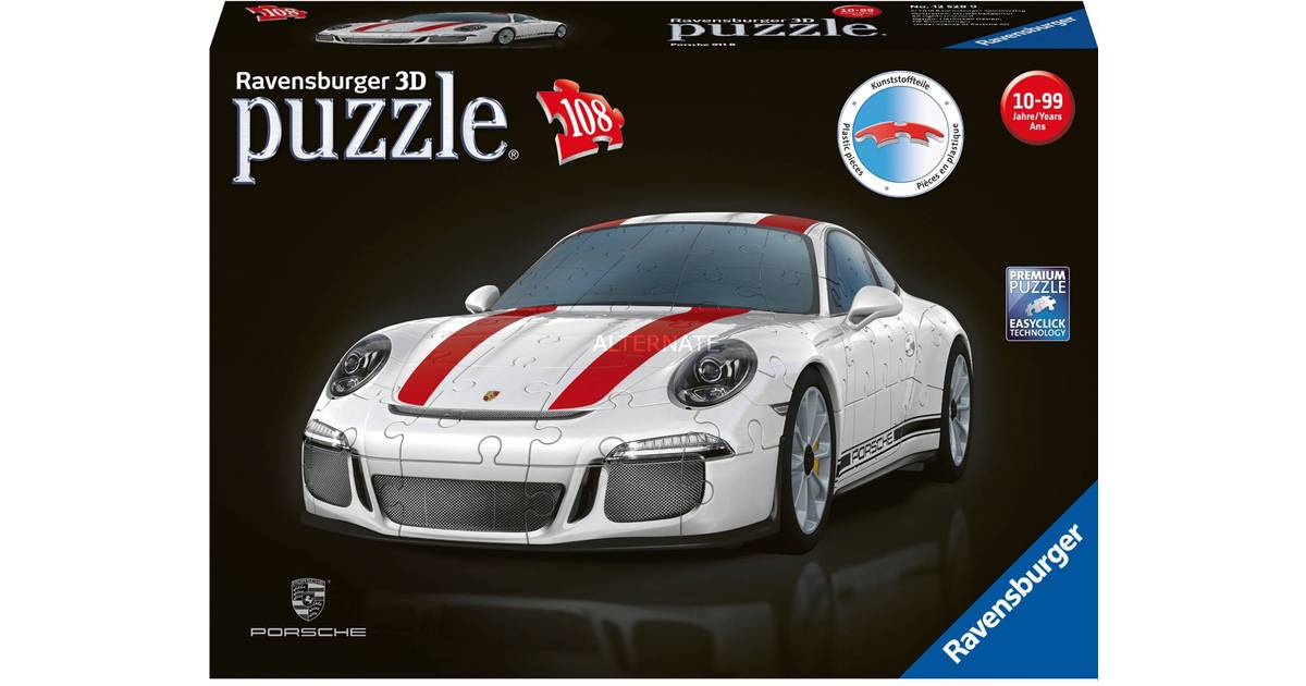 Ravensburger 3D Puzzle Porsche 911 108 Pieces • Se priser