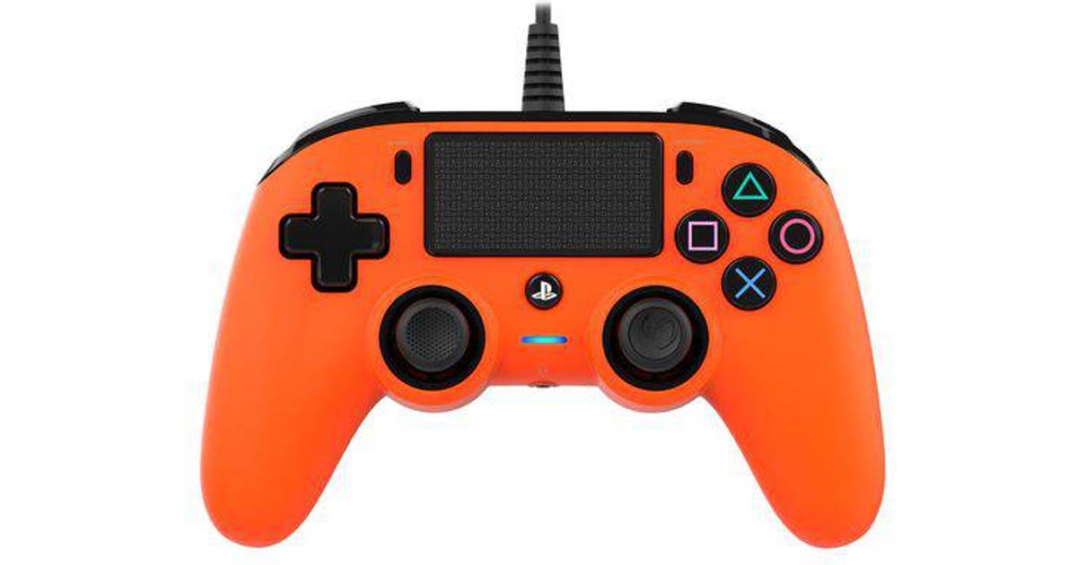 Nacon Wired Compact Controller (PS4 ) - Orange • Pris