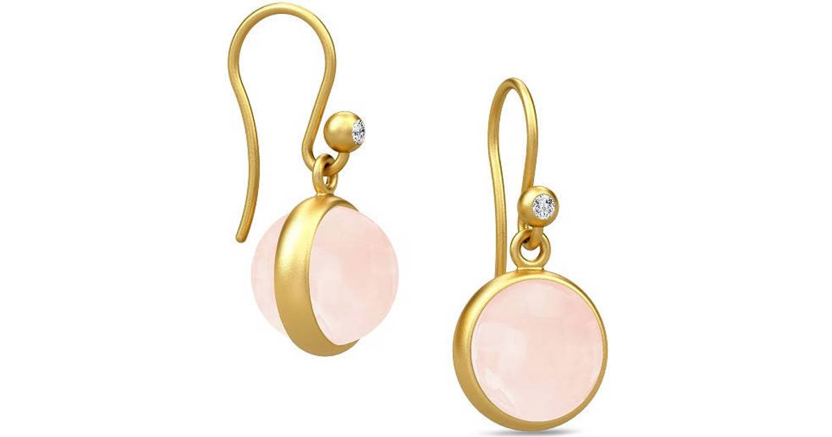 Julie Sandlau Prime Earrings - Gold/Pink • Se