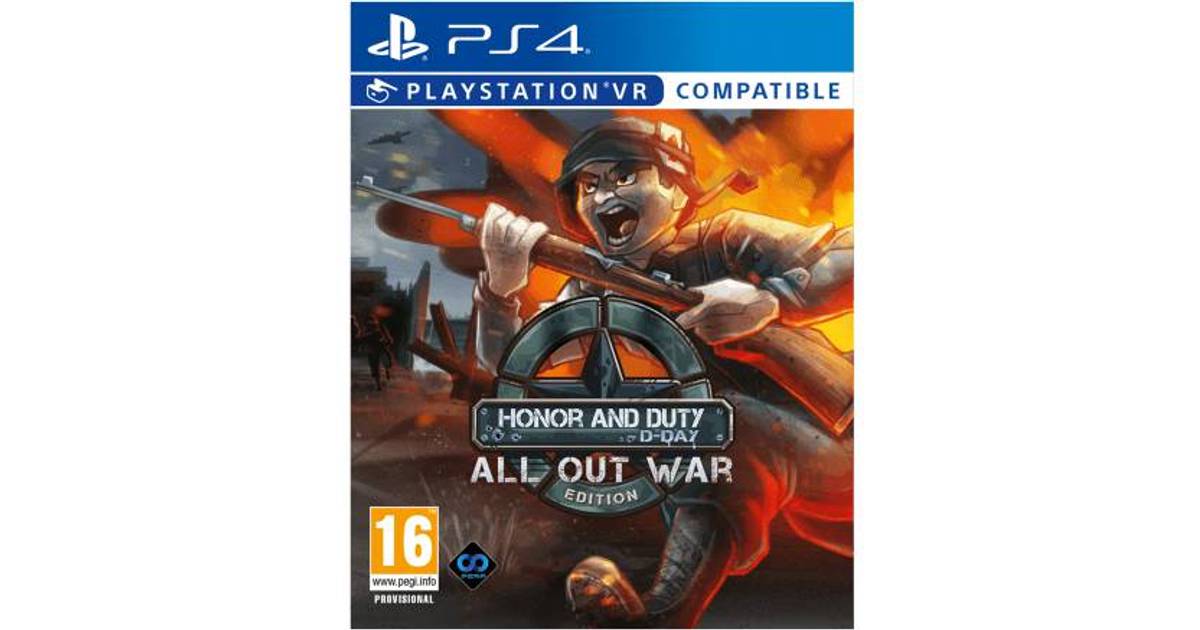 Monument Ungdom kaptajn Honor and Duty: D-Day - All Out War Edition (PS4) PlayStation 4