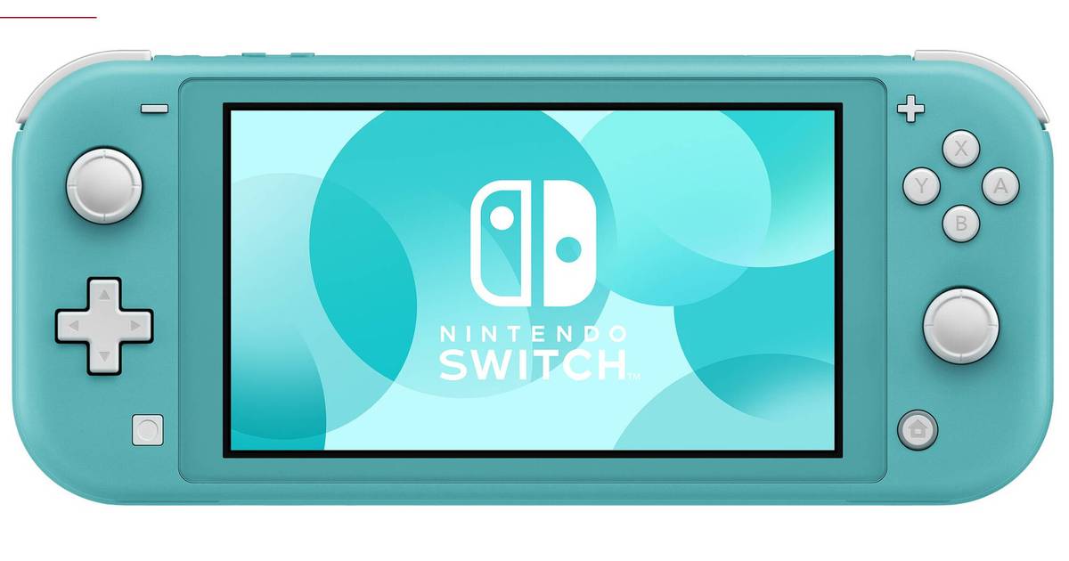ikke bryllup fort Nintendo Switch Lite - Turquoise • Se PriceRunner »