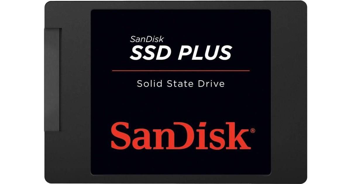 eventyr Afskedigelse marmorering SanDisk Plus SDSSDA-1T00-G26 1TB • Se PriceRunner »