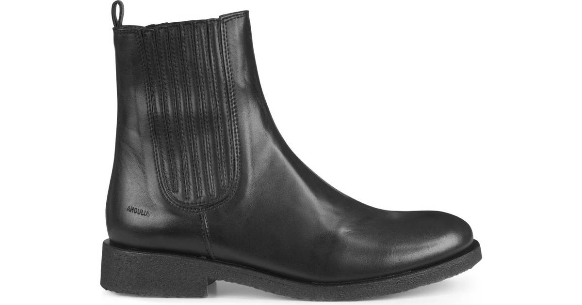 Materialisme Spis aftensmad Zeal Angulus Chelsea Boots - Black • Se laveste pris nu