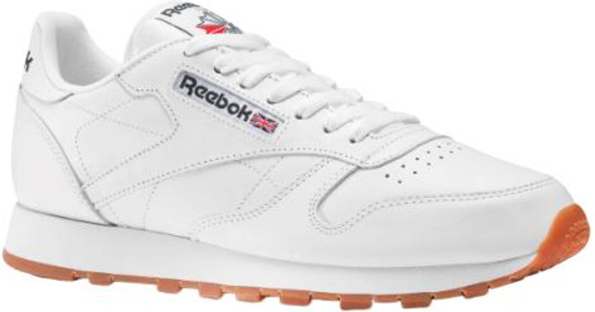 Reebok Classic Leather M - White/Gum • Se pris