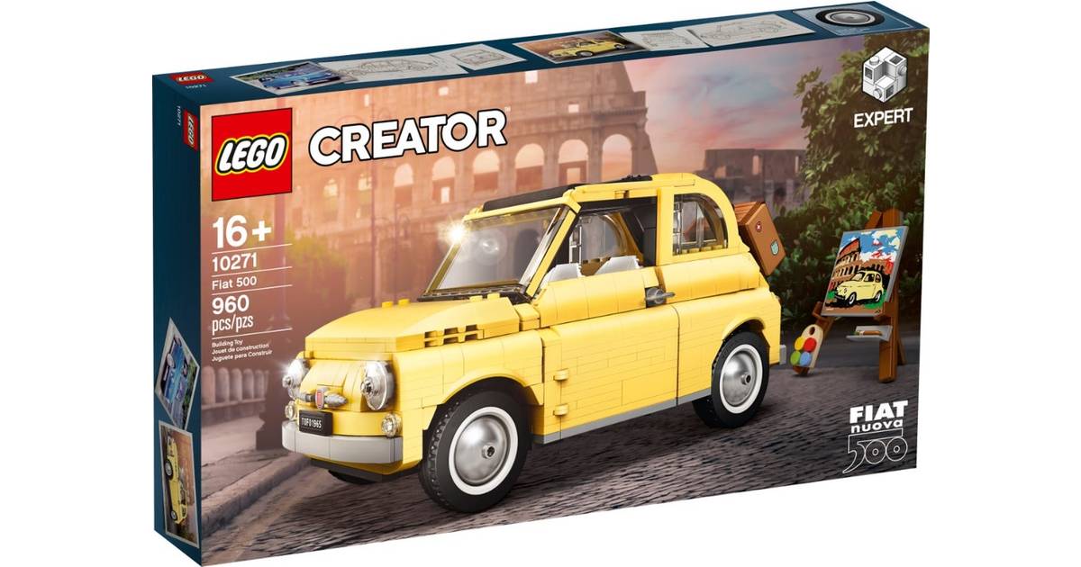 afvisning Habubu malm Lego Creator Expert Fiat 500 10271 • Se PriceRunner »