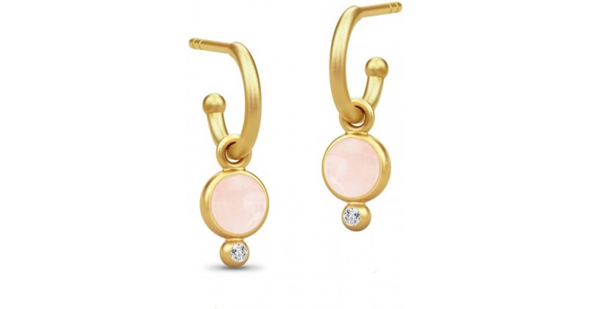 Julie Sandlau Prime Earrings - Gold/Pink • pris