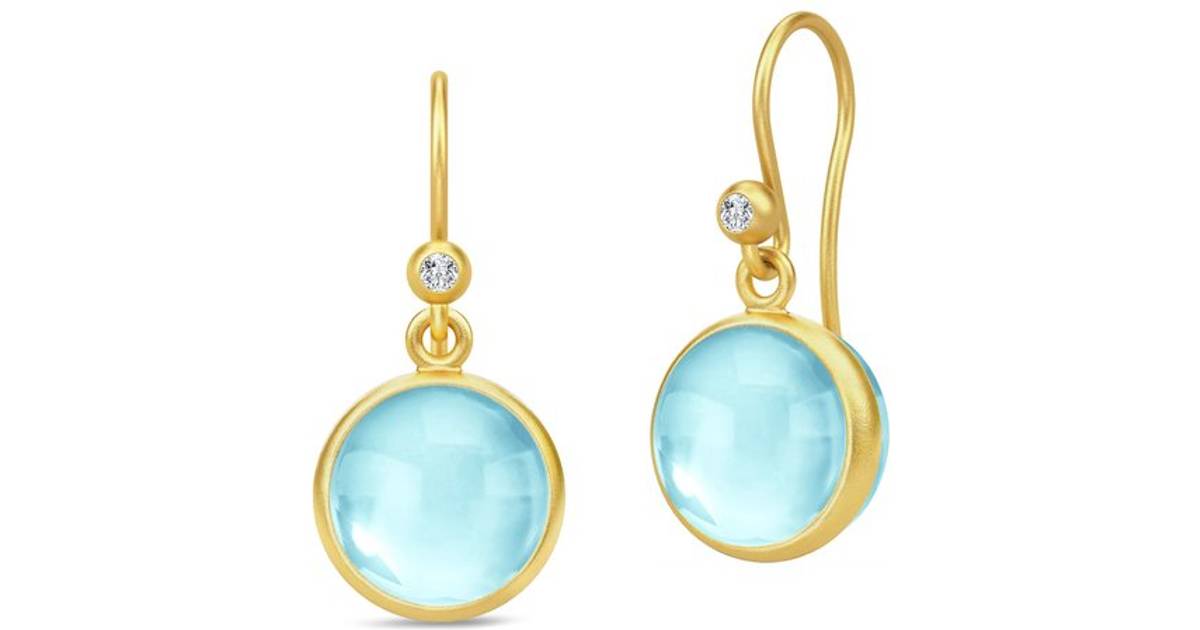 Julie Prime Earrings - Gold/Blue Se pris