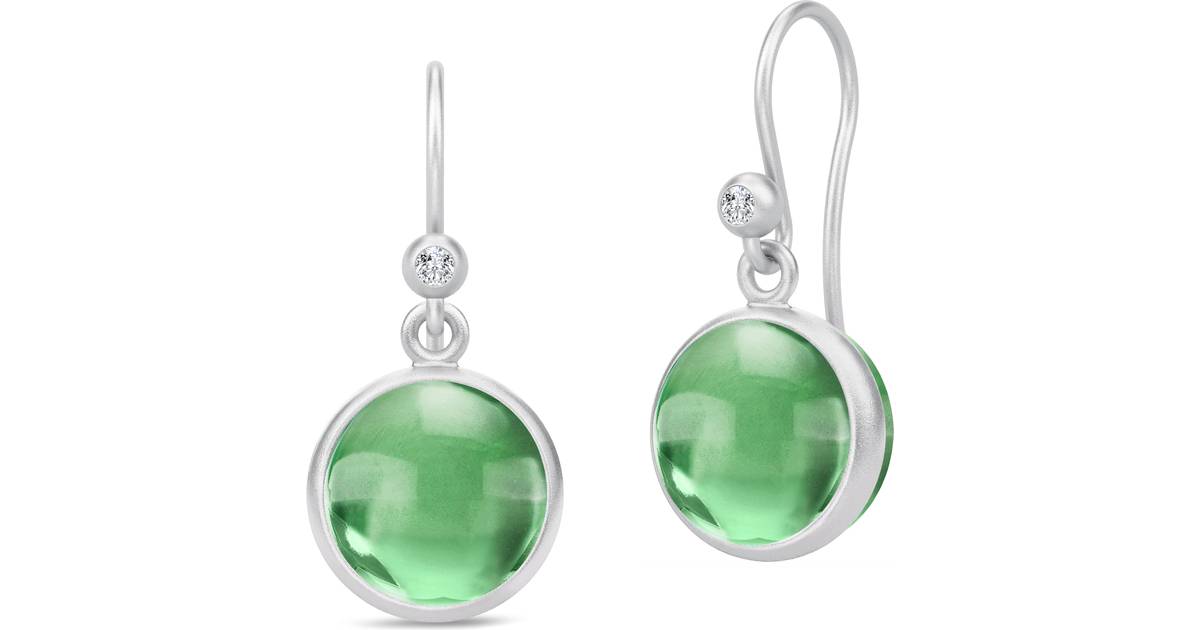 Prime Earrings - Silver/Green Se pris