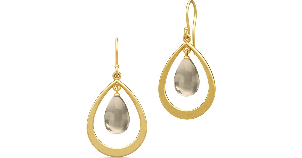 Julie Sandlau Prime Earrings Gold/Smokey • pris