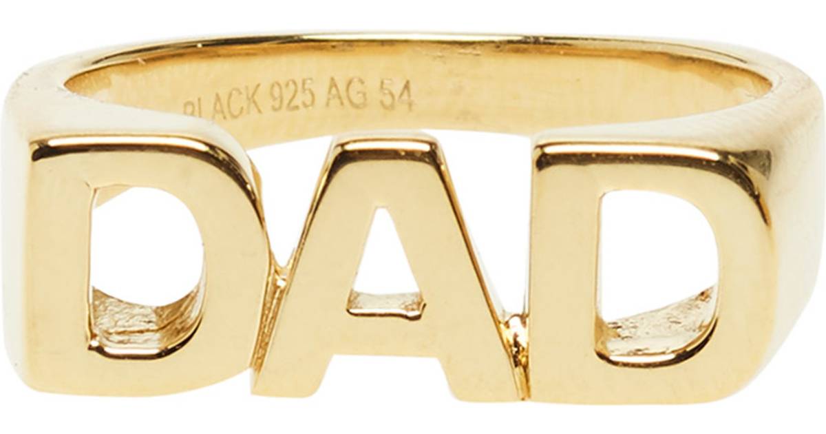 Maria Black Dad Ring - Gold Se laveste pris (20 butikker)
