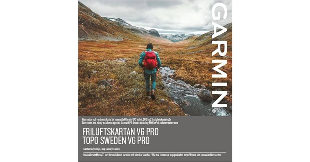 Garmin Topo Sverige V6 Pro (2 butikker) • PriceRunner