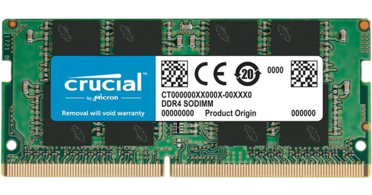 Crucial SO-DIMM DDR4 3200MHz 16GB (CT16G4SFRA32A) »