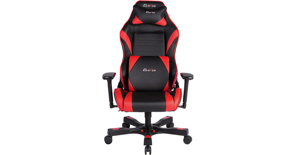  Clutch Chairz  Gear Series Alpha Gaming Chair Black Red 