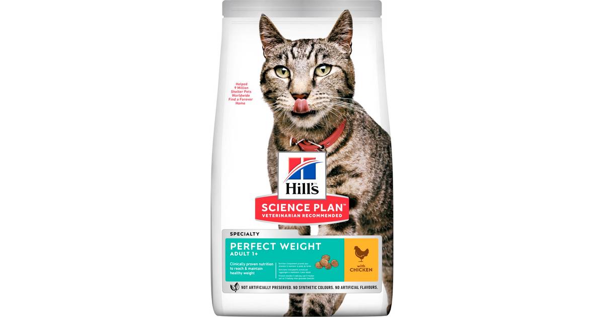 Hill's Plan Perfect Weight Adult Cat Food with Chicken 7kg Pris »