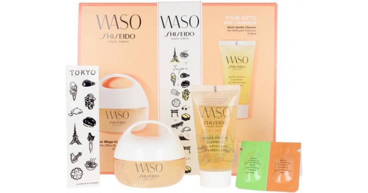 hane Blive Claire Shiseido Waso Clear Mega Hydrating Gift Set • Se pris