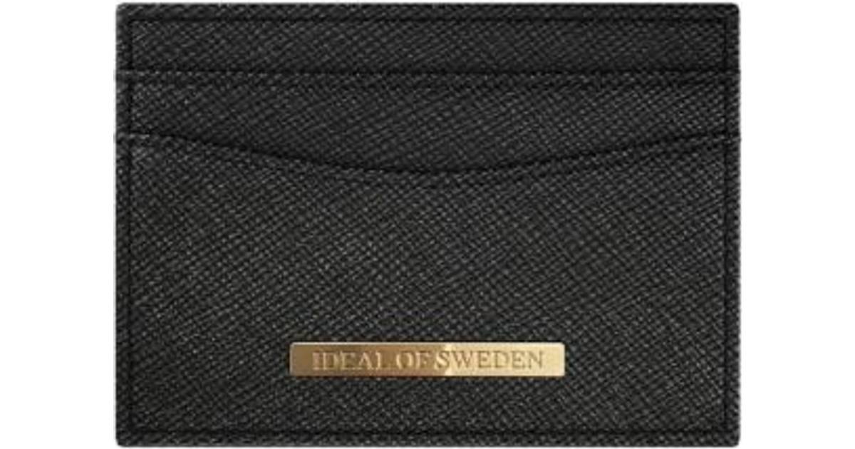 Ordsprog utilgivelig ansøge IDeal of Sweden Saffiano Card Holder - Black • Se pris