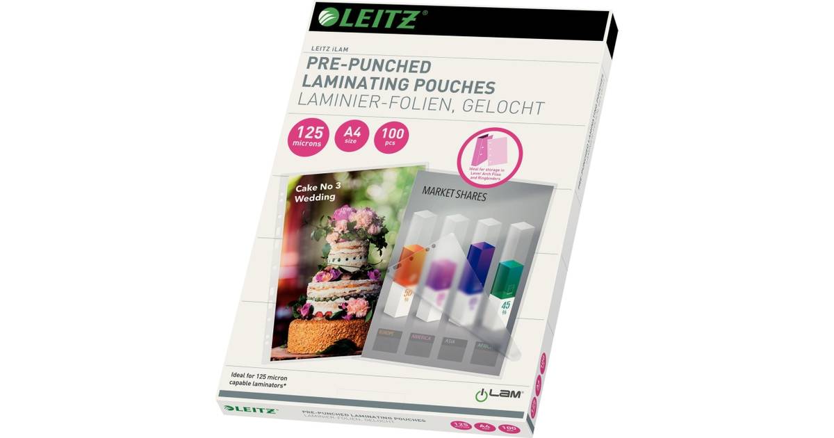 Fellowes 5452502 PrePunched A4 80 Micron Laminating Pouch 100 Pack It's A Mega Thing