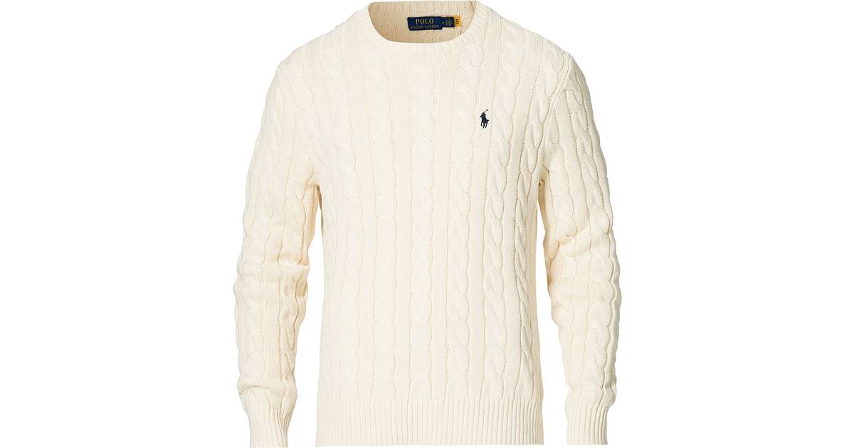 Ralph Lauren Cable-Knit Cotton Sweater - Andover Cream
