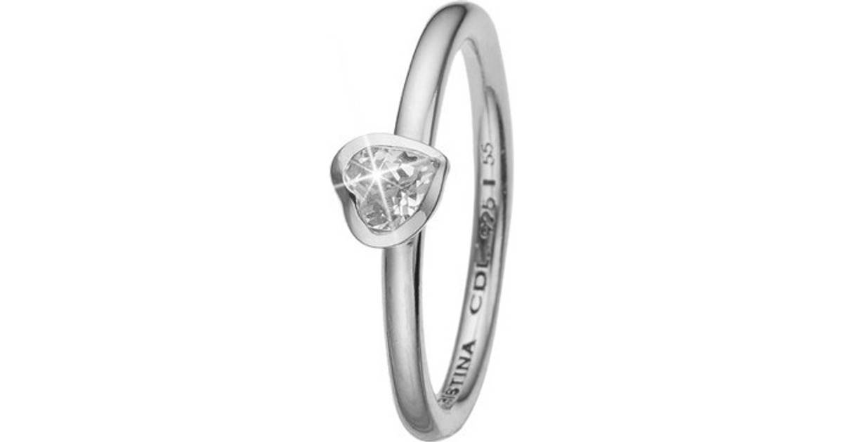 Christina Jewelry Promise Ring - Silver/Topaz • Se