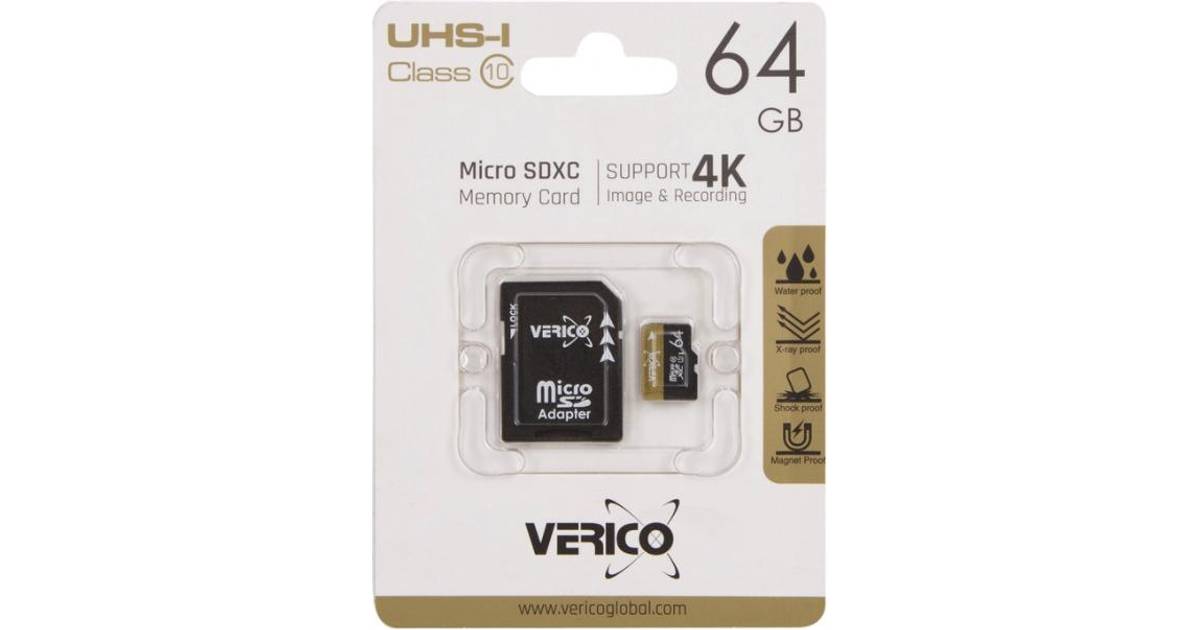 Settle Skyldig Malawi Verico microSDXC Class 10 UHS-I U1 64GB • Se priser »