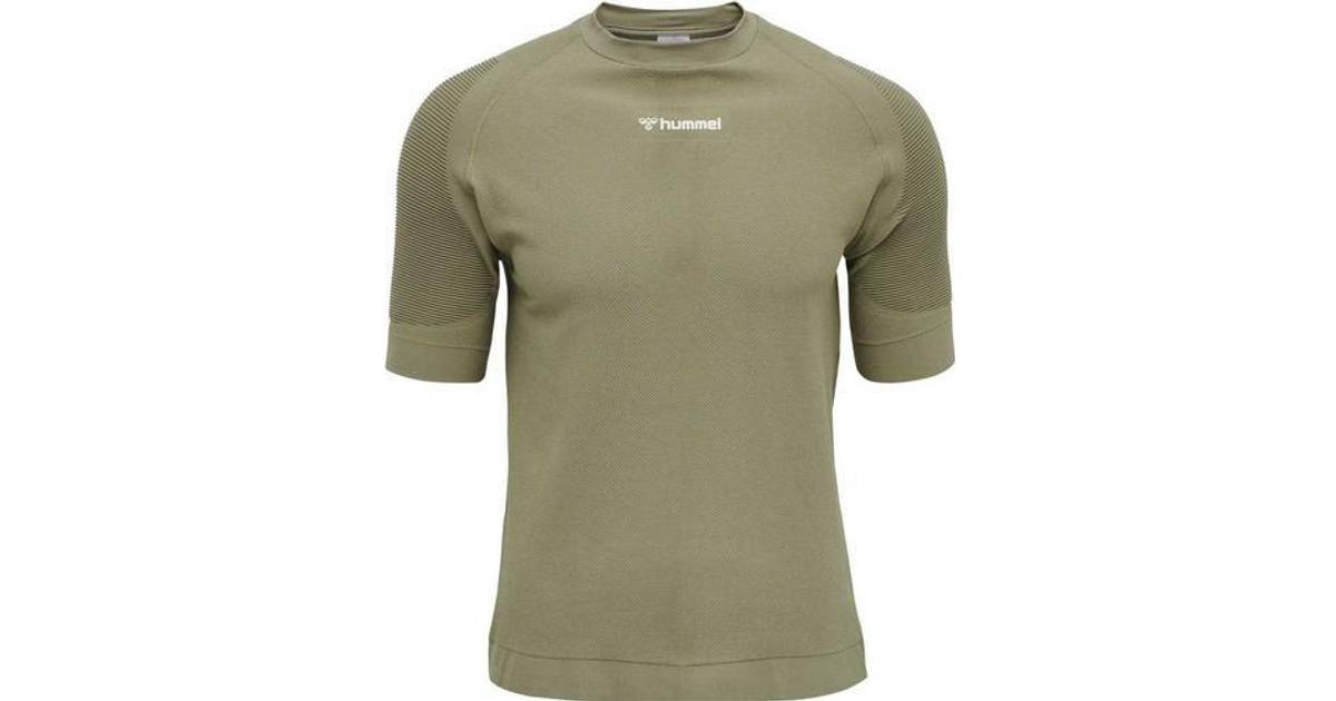 Hummel Cube Seamless T-shirt Men - Vetiver • pris
