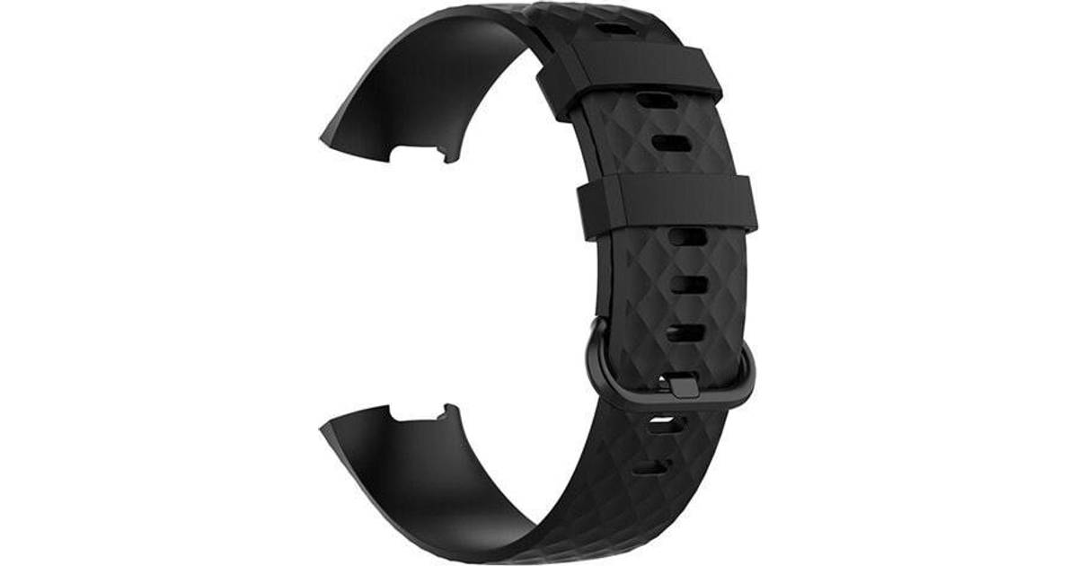 tempo Quilt indtil nu 24hshop Silicone Strap for Fitbit Charge 4/Charge 3 • Pris »