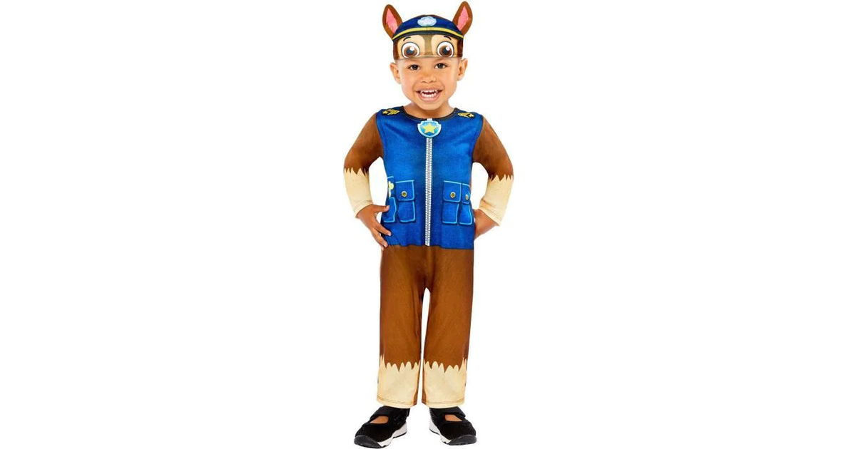 Paw Patrol Chase Toddler Costume laveste nu