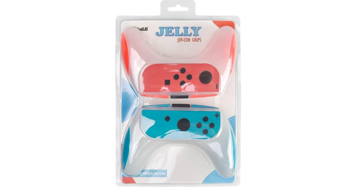 Nintendo Joy-Con Grips - Red/Blue • Pris