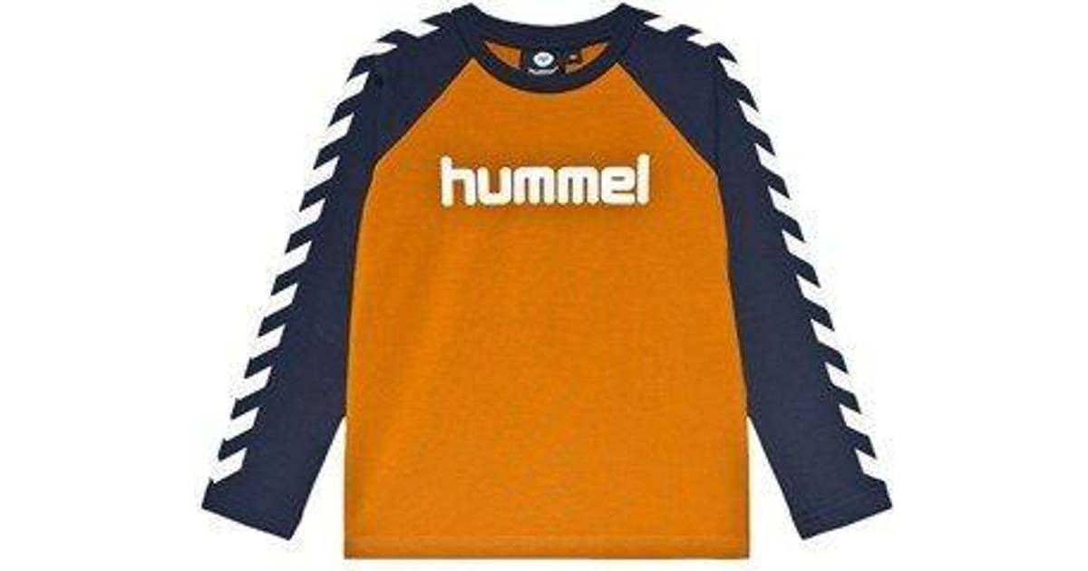 Overhale Blueprint Havn Hummel Boy's T-shirts L/S - Orange • Se laveste pris nu