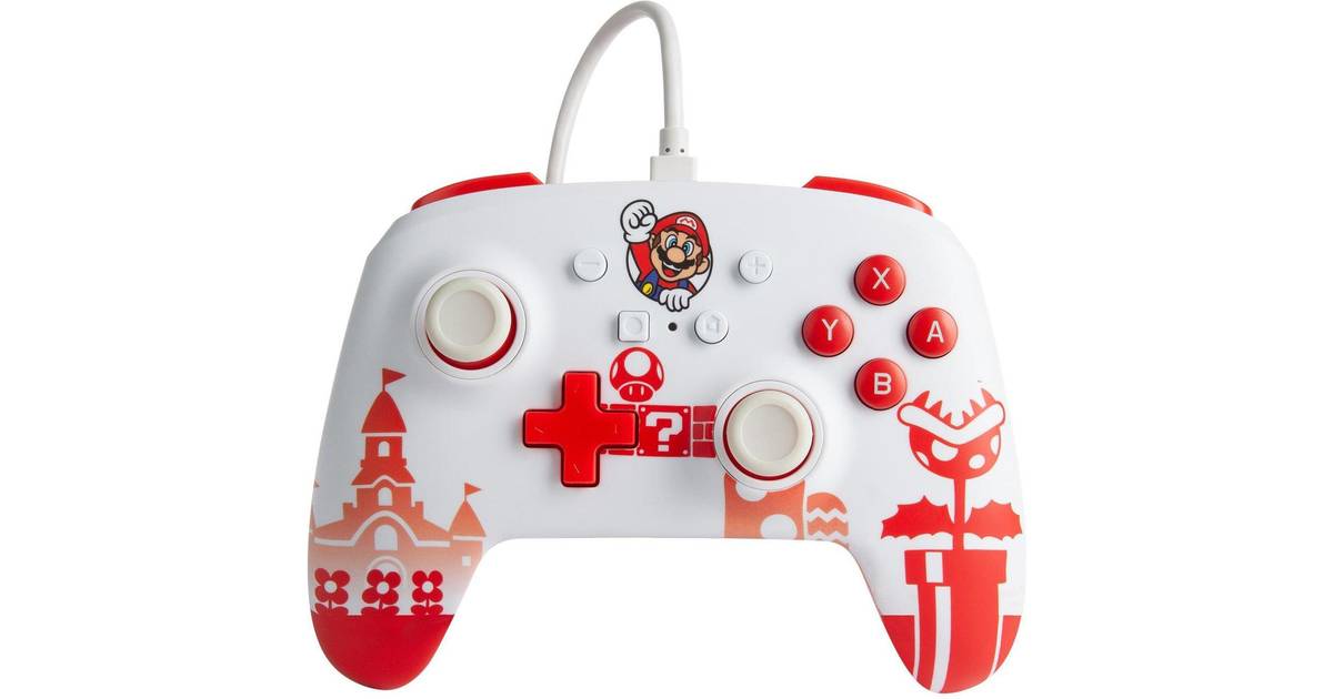 Wired Controller (Nintendo Switch)– Mario Red/White • »