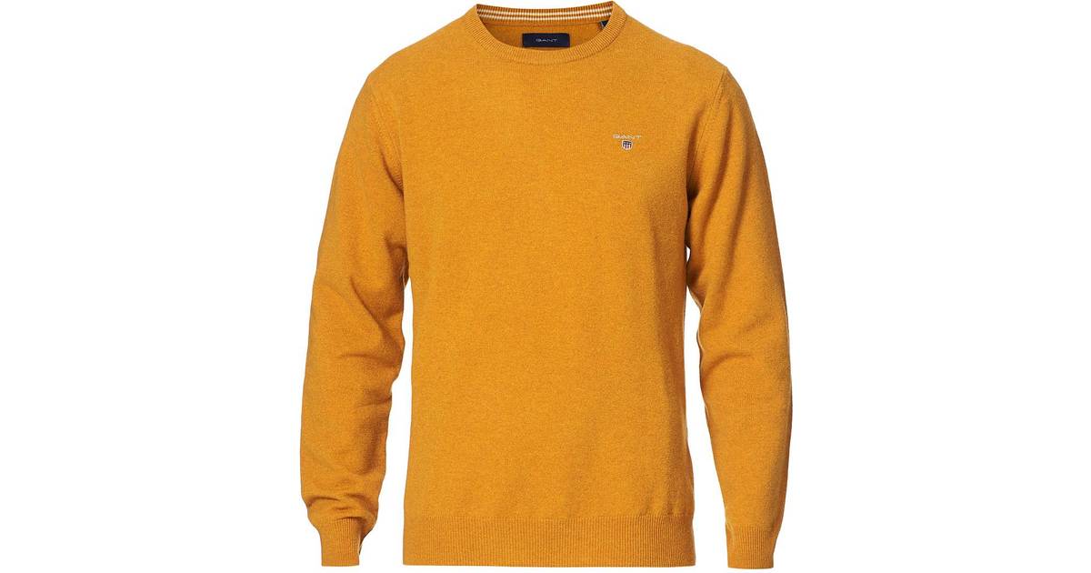 Super Lambswool Neck Sweater - Ivy Gold