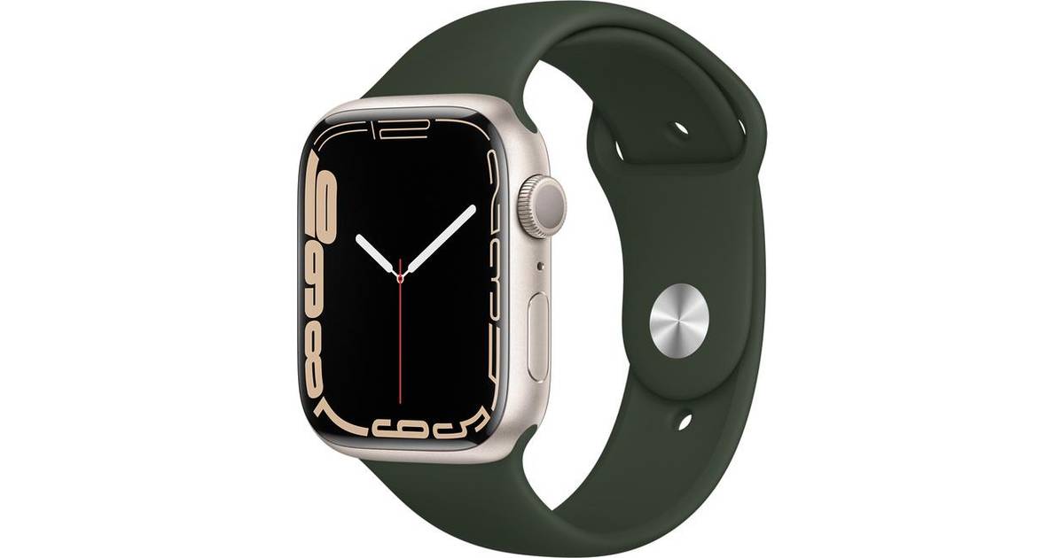Apple Watch Series 7 45mm Aluminium Case with Sport Band • Pris »