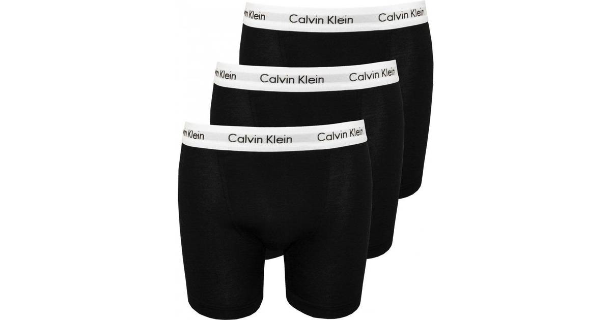 Calvin Klein Stretch Boxer Brief 3-pack - Black Pris »