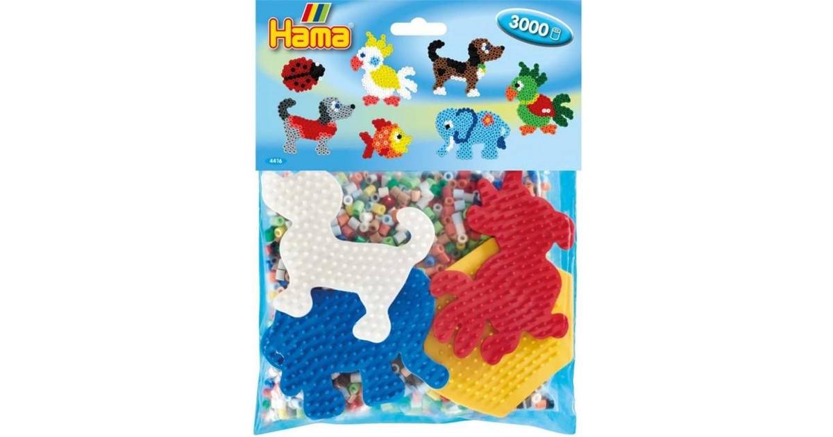 Stripey Mix Craft Hamma Beads Colours Stocking  28178201920 Hama Pack of 3000 Hama Midi Beads 
