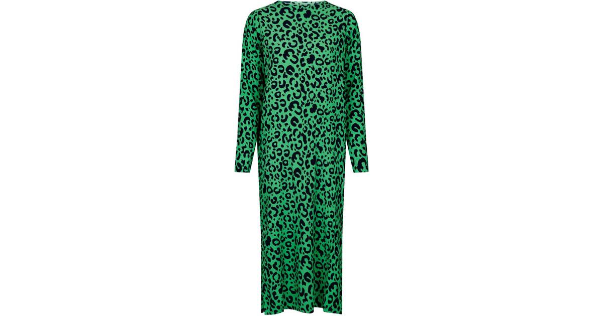 gravid snesevis oprindelse Neo Noir Vogue Simple Leo Dress - Green • Se pris