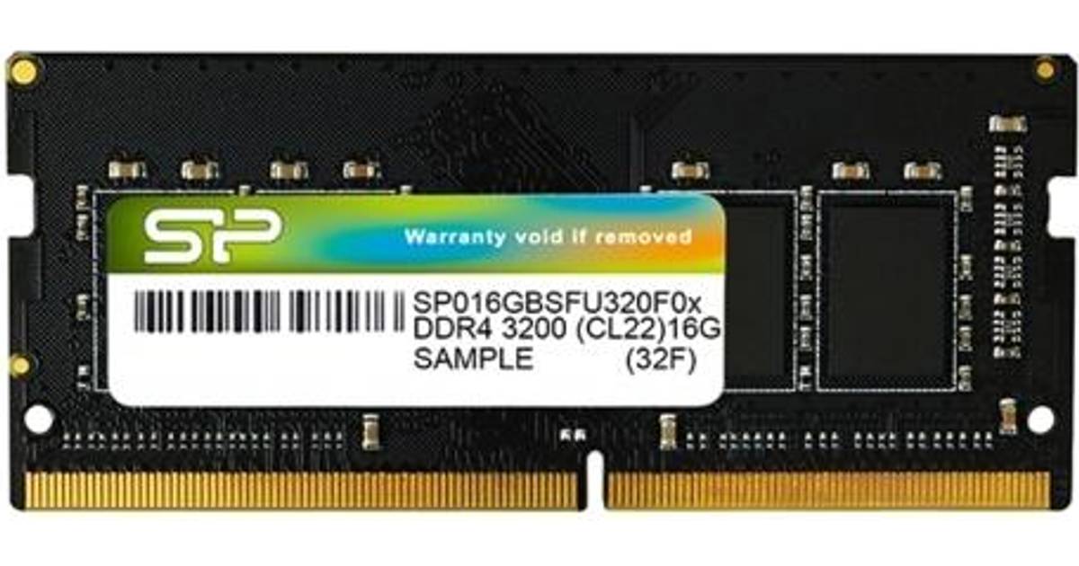 SO-DIMM 3200MHz 16GB (SP016GBSFU320X02) • Pris »