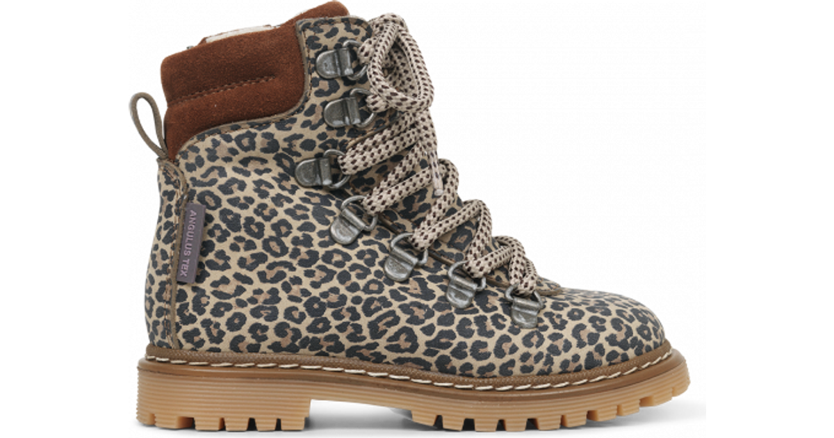 Kredsløb del påske Angulus TEX - Boots with Zipper& Laces - Leopard • Pris »