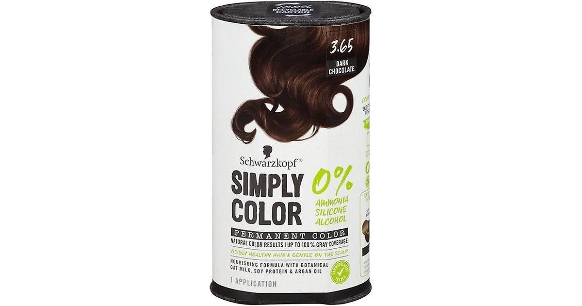 8. Schwarzkopf Simply Color Permanent Hair Color, 3.65 Dark Chocolate - wide 5
