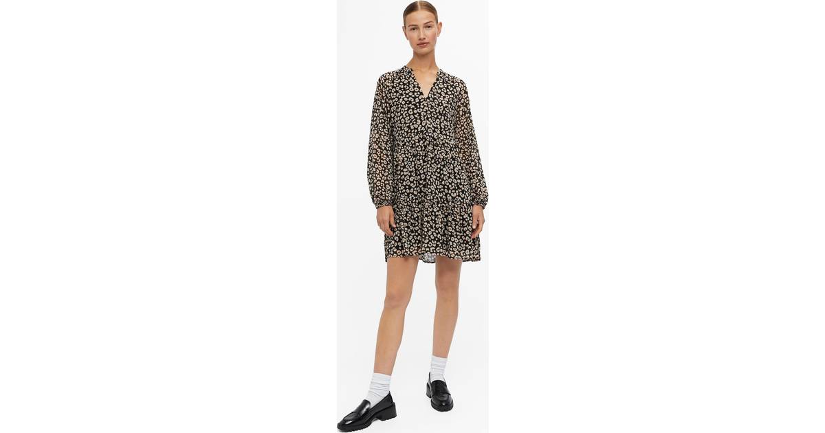 Object Collectors Item Gia Dress Langærmede kjoler Leopard • Pris »