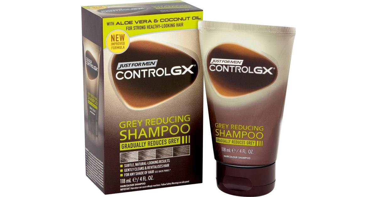 1. "Just For Men Control GX Grey Reducing Shampoo" - wide 1